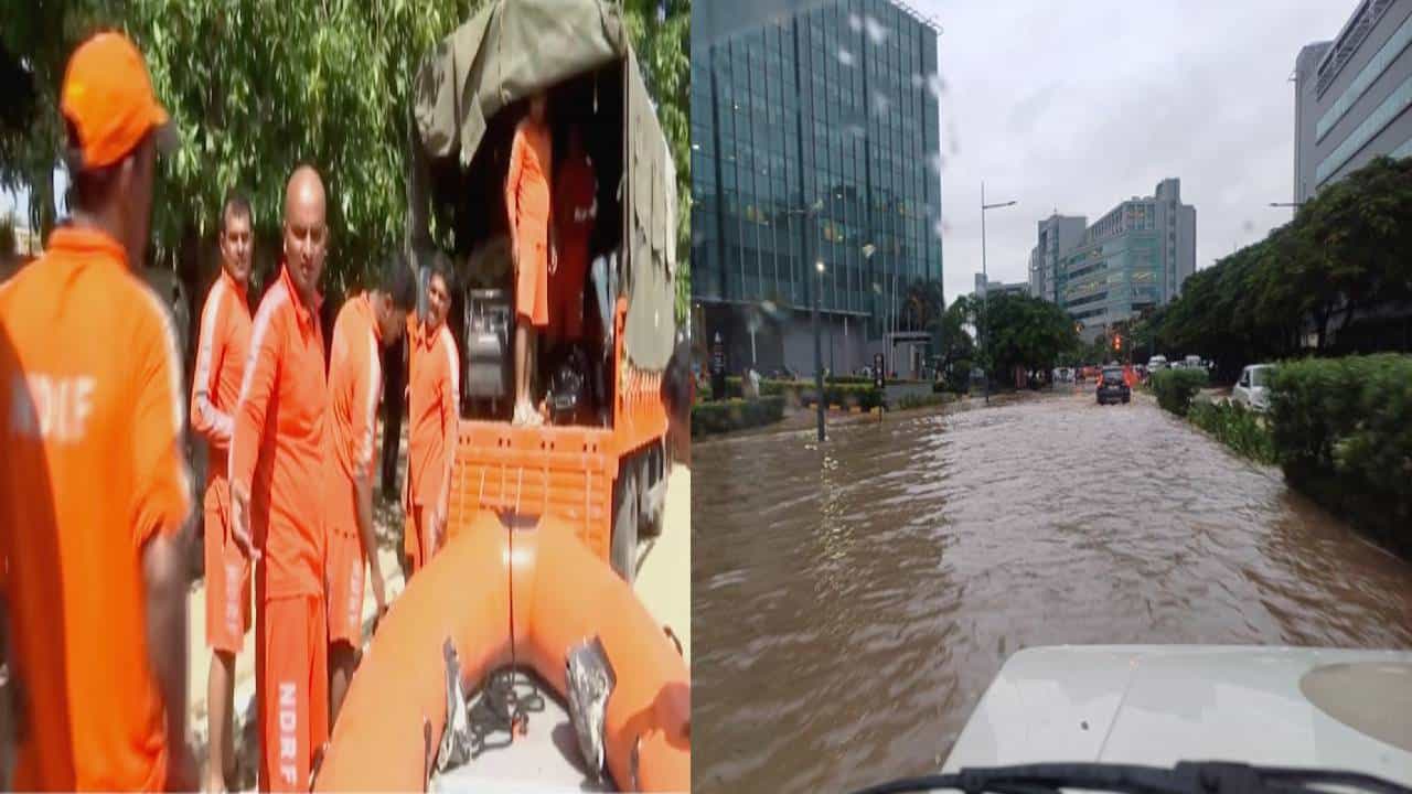 ಬೆಂಗಳೂರಿನಲ್ಲೆಡೆ ಮಳೆ ನೀರು: NDRF, SDRF ಮರು ನಿಯೋಜನೆ ಬೆಂಗಳೂರಿನಲ್ಲೆಡೆ ಮಳೆ ನೀರು: NDRF, SDRF ಮರು ನಿಯೋಜನೆ