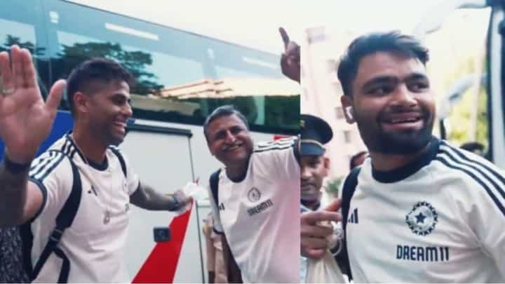 IND vs BAN: ಡೋಲು ಬಜಾನದೊಂದಿಗೆ ಟೀಮ್ ಇಂಡಿಯಾಗೆ ಭರ್ಜರಿ ಸ್ವಾಗತ IND vs BAN: ಡೋಲು ಬಜಾನದೊಂದಿಗೆ ಟೀಮ್ ಇಂಡಿಯಾಗೆ ಭರ್ಜರಿ ಸ್ವಾಗತ