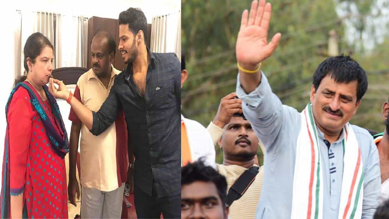ಮುಯ್ಯಿಗೆ ಮುಯ್ಯಿ: ಅಂದು ತಾಯಿ...ಇಂದು ಮಗನಿಗೆ ಸೋಲುಣುಸಿದ ಯೋಗೇಶ್ವರ್...! ಮುಯ್ಯಿಗೆ ಮುಯ್ಯಿ: ಅಂದು ತಾಯಿ...ಇಂದು ಮಗನಿಗೆ ಸೋಲುಣುಸಿದ ಯೋಗೇಶ್ವರ್...!