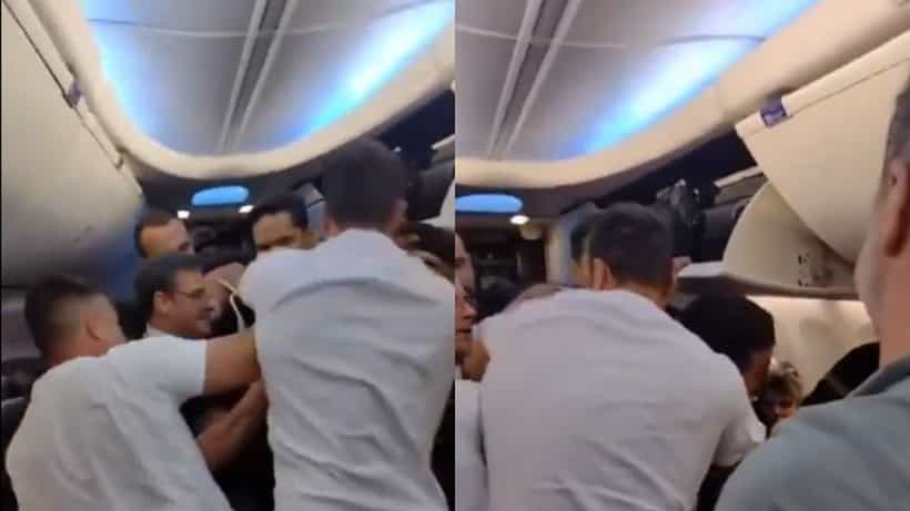 Viral: ವಿಮಾನದ ತುರ್ತು ಬಾಗಿಲು ತೆರೆಯಲು ಯತ್ನಿಸಿ ಪ್ರಯಾಣಿಕನ ಹುಚ್ಚಾಟ; ವಿಡಿಯೋ ವೈರಲ್
