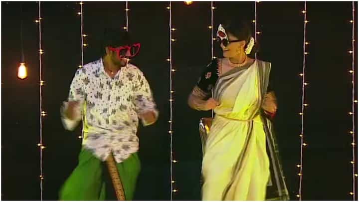 ಜವಾರಿ ಹಾಡಿಗೆ ಭರ್ಜರಿ ಸ್ಟೆಪ್ ಹಾಕಿದ ಹನುಮಂತ ಜವಾರಿ ಹಾಡಿಗೆ ಭರ್ಜರಿ ಸ್ಟೆಪ್ ಹಾಕಿದ ಹನುಮಂತ