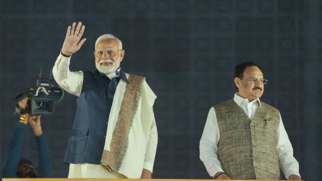 ಜನರು ಮತ್ತೊಮ್ಮೆ ಪ್ರಧಾನಿ ಮೋದಿಯ ನಾಯಕತ್ವ, ಅಭಿವೃದ್ಧಿ ದೃಷ್ಟಿಯನ್ನು ಬೆಂಬಲಿಸಿದ್ದಾರೆ; ಜೆ.ಪಿ ನಡ್ಡಾ ಜನರು ಮತ್ತೊಮ್ಮೆ ಪ್ರಧಾನಿ ಮೋದಿಯ ನಾಯಕತ್ವ, ಅಭಿವೃದ್ಧಿ ದೃಷ್ಟಿಯನ್ನು ಬೆಂಬಲಿಸಿದ್ದಾರೆ; ಜೆ.ಪಿ ನಡ್ಡಾ