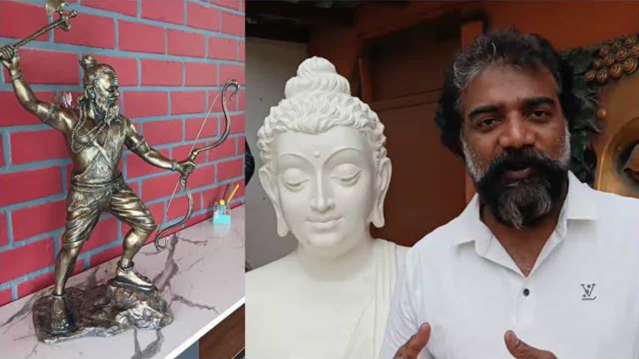 ಕಾರ್ಕಳ ಪರಶುರಾಮ ಥೀಮ್ ಪಾರ್ಕ್ ಅವ್ಯವಹಾರ ಪ್ರಕರಣ: ಶಿಲ್ಪಿ ಬಂಧನ ಕಾರ್ಕಳ ಪರಶುರಾಮ ಥೀಮ್ ಪಾರ್ಕ್ ಅವ್ಯವಹಾರ ಪ್ರಕರಣ: ಶಿಲ್ಪಿ ಬಂಧನ