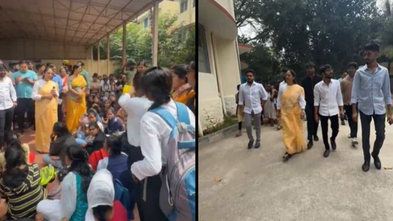 ಮಹಾರಾಣಿ ಕಾಲೇಜಿನಲ್ಲಿ ಅವ್ಯವಸ್ಥೆ ಆಗರ: 20 ಕೋಟಿ ರೂ ಅನುದಾನದ ಬಗ್ಗೆ ಪ್ರಶ್ನಿಸಿದ ಮಹಿಳಾ ಆಯೋಗದ ಅಧ್ಯಕ್ಷೆ ಮಹಾರಾಣಿ ಕಾಲೇಜಿನಲ್ಲಿ ಅವ್ಯವಸ್ಥೆ ಆಗರ: 20 ಕೋಟಿ ರೂ ಅನುದಾನದ ಬಗ್ಗೆ ಪ್ರಶ್ನಿಸಿದ ಮಹಿಳಾ ಆಯೋಗದ ಅಧ್ಯಕ್ಷೆ
