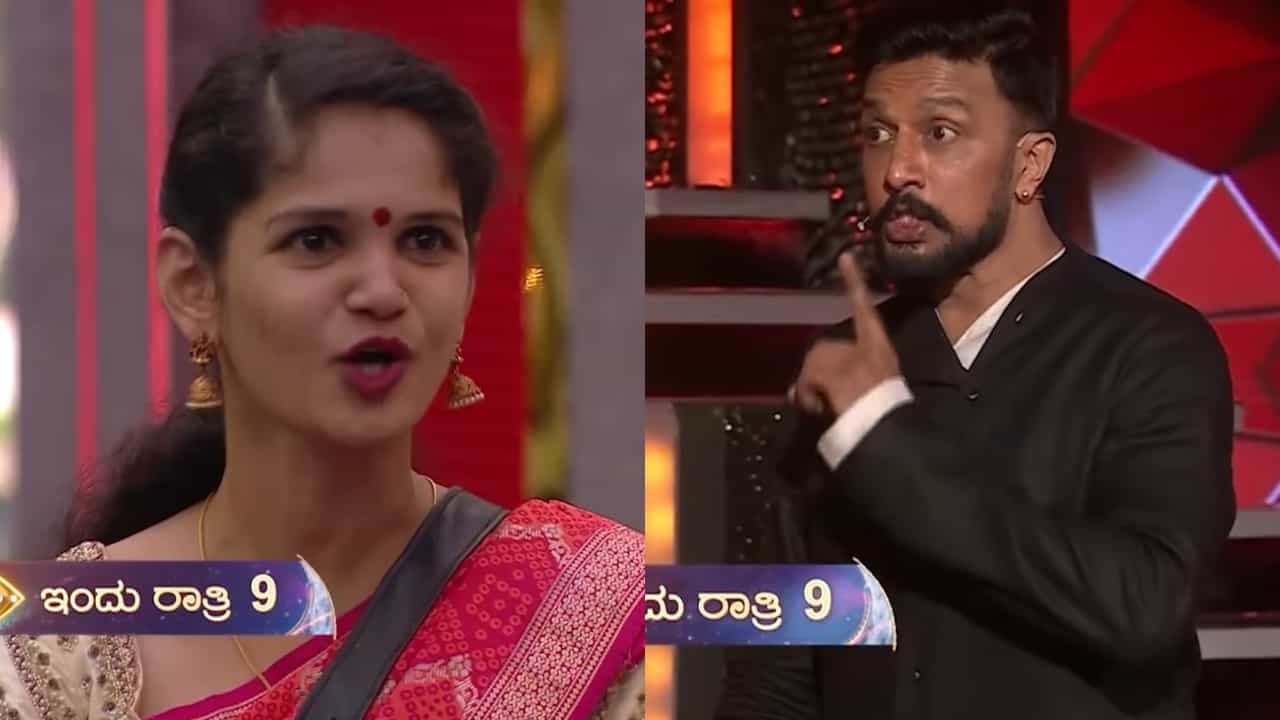 ‘ಶ್... ಬಾಯ್ಮುಚ್ಚು‘: ಸುಳ್ಳು ಹೇಳಿದ ಚೈತ್ರಾ ಮೇಲೆ ಕಿಚ್ಚ ಕೆಂಡ ‘ಶ್... ಬಾಯ್ಮುಚ್ಚು‘: ಸುಳ್ಳು ಹೇಳಿದ ಚೈತ್ರಾ ಮೇಲೆ ಕಿಚ್ಚ ಕೆಂಡ