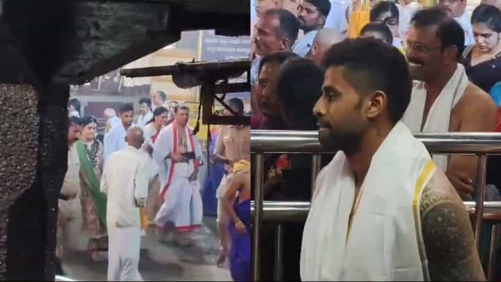 ಕುಕ್ಕೆ ಸುಬ್ರಹ್ಮಣ್ಯ ದೇಗುಲಕ್ಕೆ ಕ್ರಿಕೆಟಿಗ ಸೂರ್ಯಕುಮಾರ್ ಯಾದವ್ ಭೇಟಿ ಕುಕ್ಕೆ ಸುಬ್ರಹ್ಮಣ್ಯ ದೇಗುಲಕ್ಕೆ ಕ್ರಿಕೆಟಿಗ ಸೂರ್ಯಕುಮಾರ್ ಯಾದವ್ ಭೇಟಿ