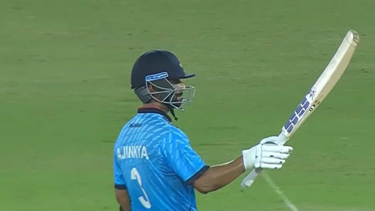 Ajinkya Rahane: 175 ಸ್ಟ್ರೈಕ್ ರೇಟ್‌ನಲ್ಲಿ 95 ರನ್ ಚಚ್ಚಿದ ಶತಕ ವಂಚಿತ ಅಜಿಂಕ್ಯ ರಹಾನೆ