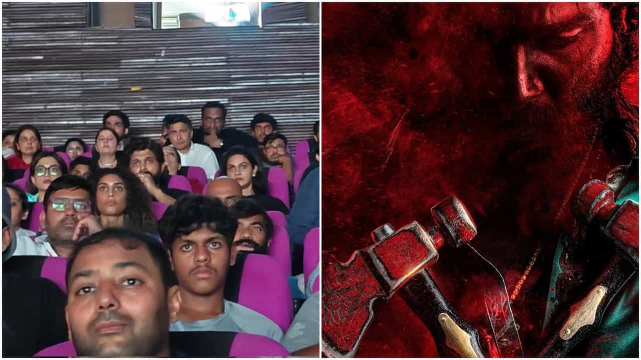 ಐಕಾನಿಕ್ ಥಿಯೇಟರ್​​ನಲ್ಲಿ ಅಭಿಮಾನಿಗಳ ಜೊತೆ ‘ಪುಷ್ಪ 2’ ವೀಕ್ಷಿಸಿದ ಅಲ್ಲು ಅರ್ಜುನ್