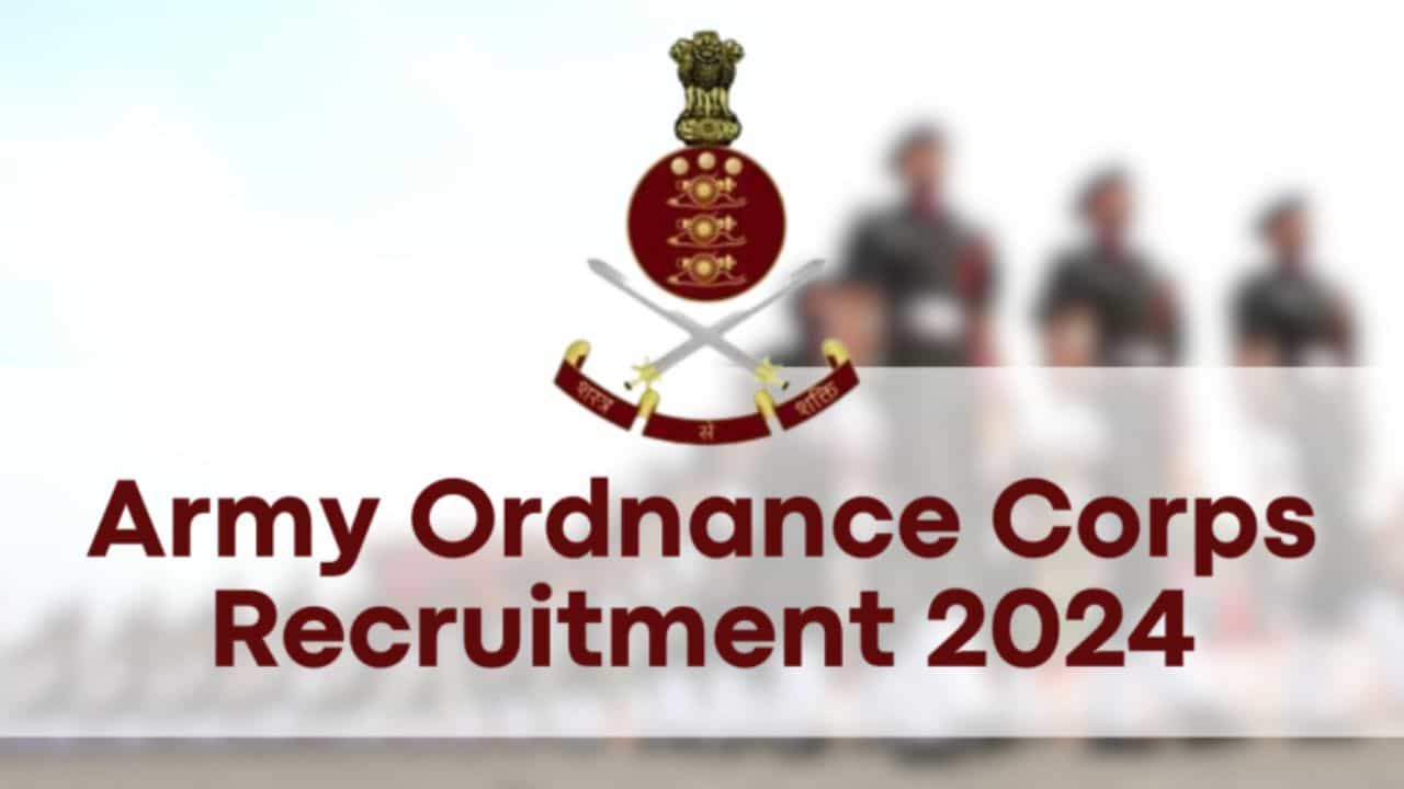 Army Ordnance Corps Recruitment 2024 : ಆರ್ಮಿ ಆರ್ಡಿನೆನ್ಸ್ ಕಾರ್ಪ್ಸ್ ನಲ್ಲಿ 723 ಹುದ್ದೆಗಳು ಖಾಲಿ, ಇಲ್ಲಿದೆ ಮಾಹಿತಿ Army Ordnance Corps Recruitment 2024 : ಆರ್ಮಿ ಆರ್ಡಿನೆನ್ಸ್ ಕಾರ್ಪ್ಸ್ ನಲ್ಲಿ 723 ಹುದ್ದೆಗಳು ಖಾಲಿ, ಇಲ್ಲಿದೆ ಮಾಹಿತಿ