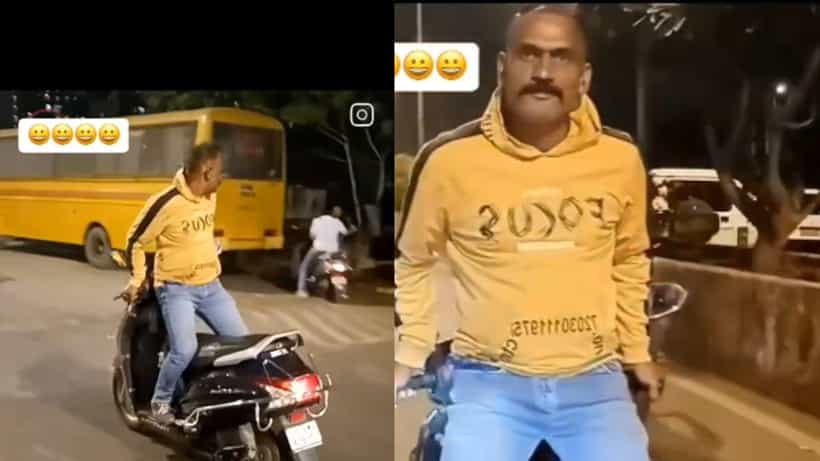 Viral: ಹಿಮ್ಮುಖವಾಗಿ ಕುಳಿತು ಹೈವೇ ರೋಡಲ್ಲಿ ಸ್ಕೂಟಿ ಓಡಿಸಿದ ವ್ಯಕ್ತಿ; ವಿಡಿಯೋ ವೈರಲ್