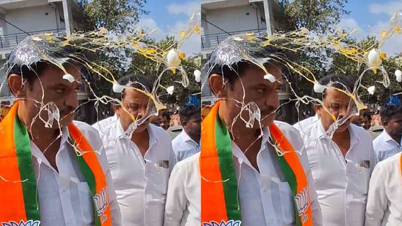 ಮುನಿರತ್ನ ಮೇಲೆ ಮೊಟ್ಟೆ ಎಸೆತ ಪ್ರಕರಣ: ನಂದಿನಿ ಲೇಔಟ್ ಪೊಲೀಸ್ ಠಾಣೆಯಲ್ಲಿ ಎಫ್ಐಆರ್ ದಾಖಲು