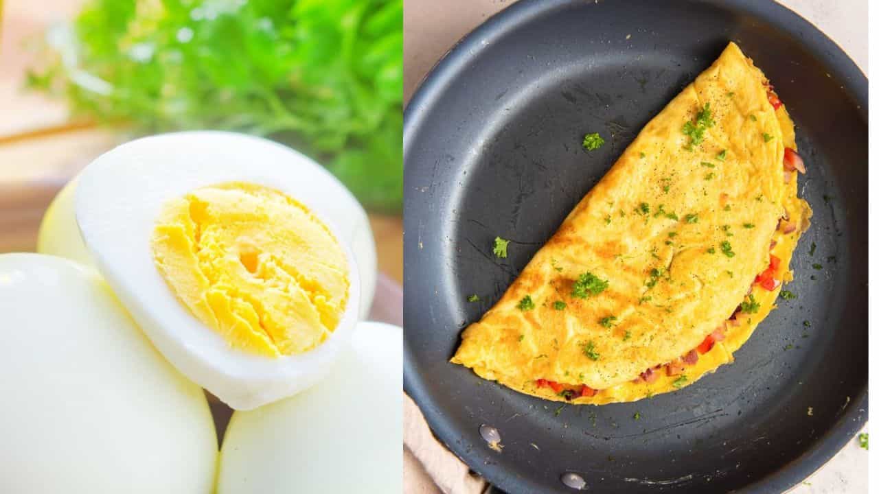 Boiled egg vs omelette: ಬೇಯಿಸಿದ ಮೊಟ್ಟೆ ಅಥವಾ ಆಮ್ಲೆಟ್ ಯಾವುದು ಆರೋಗ್ಯಕರ Boiled egg vs omelette: ಬೇಯಿಸಿದ ಮೊಟ್ಟೆ ಅಥವಾ ಆಮ್ಲೆಟ್ ಯಾವುದು ಆರೋಗ್ಯಕರ