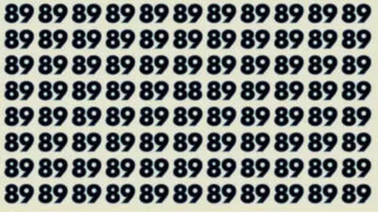 Optical Illusion: ಸಂಖ್ಯೆ 88 ಎಲ್ಲಿದೆ ಎಂದು ಪತ್ತೆ ಹಚ್ಚಲು ಸಾಧ್ಯವೇ? Optical Illusion: ಸಂಖ್ಯೆ 88 ಎಲ್ಲಿದೆ ಎಂದು ಪತ್ತೆ ಹಚ್ಚಲು ಸಾಧ್ಯವೇ?