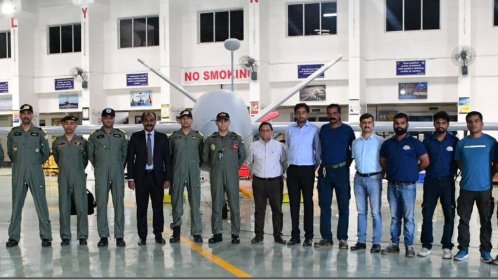 Adani Defence and Aerospace delivers second Drishti-10 Starliner drone to Indian navy, read in Kannada