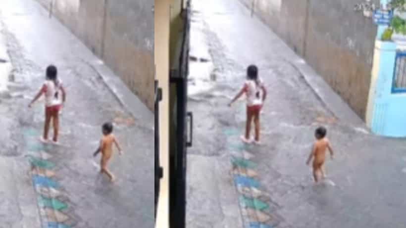 Viral Video: ಮಳೆ ನೀರಿನಲ್ಲಿ ಆಟವಾಡುತ್ತಿರುವಾಗ ಚರಂಡಿಗೆ ಬಿದ್ದು ಕೊಚ್ಚಿ ಹೋದ 3 ವರ್ಷದ ಮಗು