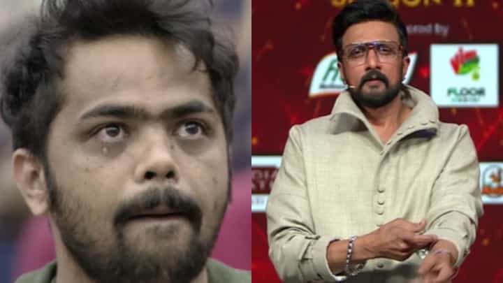 ಸೀಸನ್ನ ಕೊನೆಯ ಪಂಚಾಯಿತಿ ಮಾಡಲು ತೋಳೆರಿಸಿಕೊಂಡೇ ಬಂದ ಕಿಚ್ಚ: ಧನರಾಜ್ಗೆ ಢವ-ಢವ ಸೀಸನ್ನ ಕೊನೆಯ ಪಂಚಾಯಿತಿ ಮಾಡಲು ತೋಳೆರಿಸಿಕೊಂಡೇ ಬಂದ ಕಿಚ್ಚ: ಧನರಾಜ್ಗೆ ಢವ-ಢವ