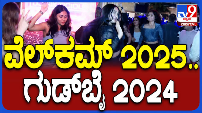 ಗುಡ್​ಬೈ 2024: ವೆಲ್​ಕಮ್​ 2025, ಜನರ ಜೋಶ್ ನೋಡಿ