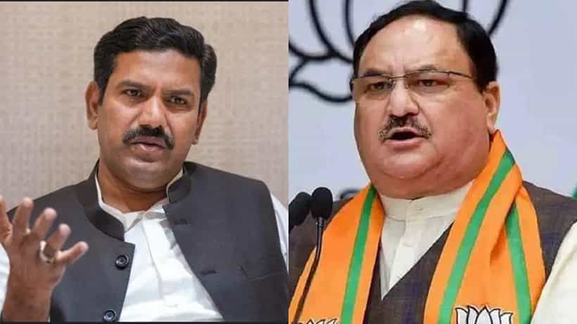 ಬೆಂಗಳೂರಿಗೆ ಬಂದ ಜೆಪಿ ನಡ್ಡಾ: ಏರ್ಪೋರ್ಟ್ನಲ್ಲೇ ಬಿಜೆಪಿ ನಾಯಕರ ಜತೆ ಸಭೆ