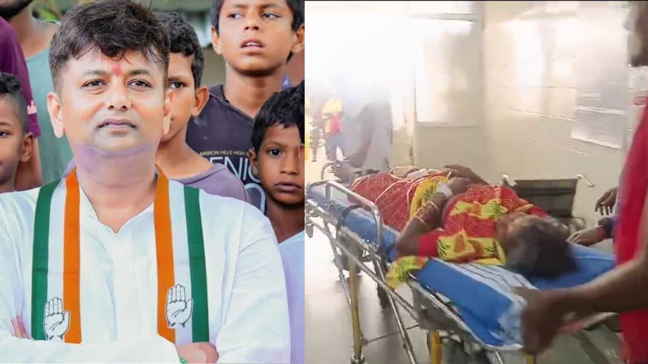 ನೆಲಮಂಗಲ: ಓಂಶಕ್ತಿ ಮಾಲಾಧಾರಿಗಳಿಗೆ ಕಾಂಗ್ರೆಸ್ ಶಾಸಕ ವೀರೇಂದ್ರ ಪಪ್ಪಿ ಕಾರು ಡಿಕ್ಕಿ ನೆಲಮಂಗಲ: ಓಂಶಕ್ತಿ ಮಾಲಾಧಾರಿಗಳಿಗೆ ಕಾಂಗ್ರೆಸ್ ಶಾಸಕ ವೀರೇಂದ್ರ ಪಪ್ಪಿ ಕಾರು ಡಿಕ್ಕಿ
