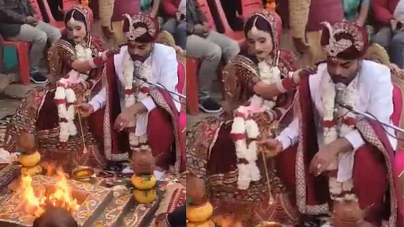Viral: ಸ್ವತಃ ತಾನೇ ಮದುವೆಯ ಪೌರೋಹಿತ್ಯವನ್ನು ವಹಿಸಿಕೊಂಡ ವರ; ವಿಡಿಯೋ ವೈರಲ್
