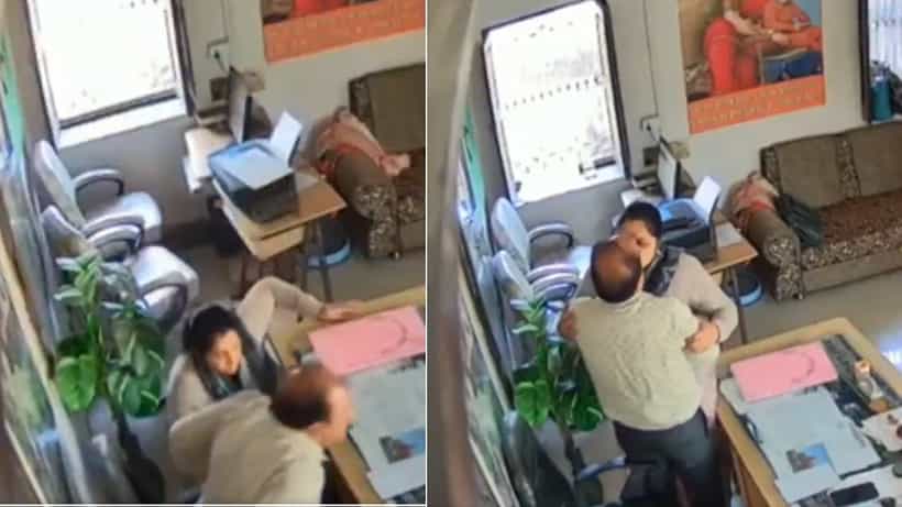 Viral: ಸ್ಕೂಲ್ನಲ್ಲಿ ಶಿಕ್ಷಕಿಯೊಂದಿಗೆ ಹೆಡ್ ಮಾಸ್ಟರ್ ಕಿಸ್ಸಿಂಗ್, ರೊಮ್ಯಾನ್ಸ್; ವಿಡಿಯೋ ವೈರಲ್