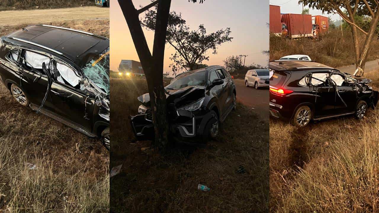 ಮಹಿಳಾ ಮತ್ತು ಮಕ್ಕಳ ಕಲ್ಯಾಣ ಸಚಿವೆ ಲಕ್ಷ್ಮಿ ಹೆಬ್ಬಾಳ್ಕರ್ ಹಾಗೂ ಸಹೋದರ, ವಿಧಾನಪರಿಷತ್ ಸದಸ್ಯ ಚೆನ್ನರಾಜು ಹಟ್ಟಿಹೊಳಿ ಪ್ರಯಾಣಿಸುತ್ತಿದ್ದ ಕಾರು ಬೆಳಗಾವಿಯ ಕಿತ್ತೂರು ತಾಲೂಕಿನ ಅಂಬಡಗಟ್ಟಿ ಗ್ರಾಮದಲ್ಲಿ ಇಂದು (ಜನವರಿ 14) ಸಂಕ್ರಾಂತಿ ಹಬ್ಬದ ದಿನವೇ ಅಪಘಾತಕ್ಕೀಡಾಗಿದೆ.
