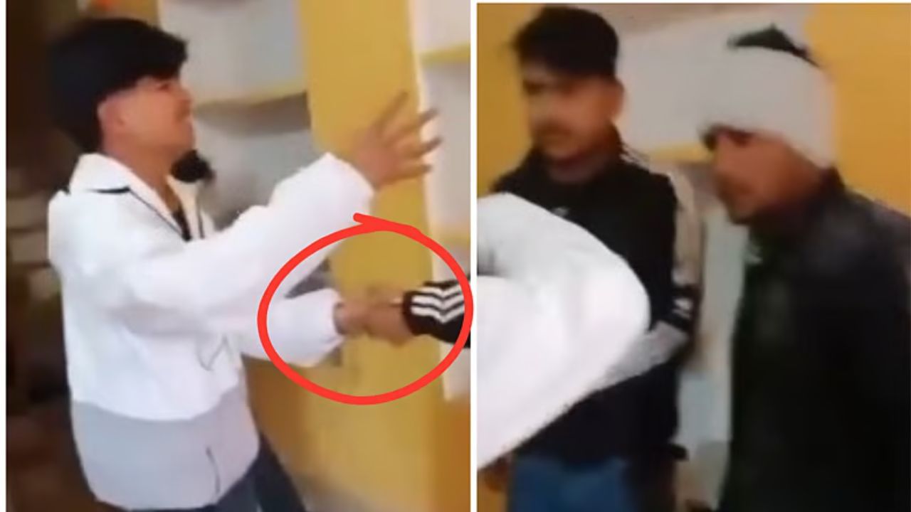Viral: ತಂಗಿಯೊಂದಿಗೆ ಮಾತನಾಡಿದನೆಂದು ಅಪ್ರಾಪ್ತ ಬಾಲಕನಿಗೆ ಹಿಗ್ಗಾಮುಗ್ಗ ಥಳಿಸಿದ ಅಣ್ಣಂದಿರು; ವಿಡಿಯೋ ವೈರಲ್ Viral: ತಂಗಿಯೊಂದಿಗೆ ಮಾತನಾಡಿದನೆಂದು ಅಪ್ರಾಪ್ತ ಬಾಲಕನಿಗೆ ಹಿಗ್ಗಾಮುಗ್ಗ ಥಳಿಸಿದ ಅಣ್ಣಂದಿರು; ವಿಡಿಯೋ ವೈರಲ್