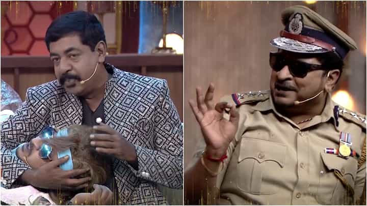 ‘ಮಜಾ ಟಾಕೀಸ್’ನಲ್ಲಿ ಭರ್ಜರಿ ಡಬಲ್ ಮೀನಿಂಗ್ ಡೈಲಾಗ್ಸ್; ದೊಡ್ಡದಾಗಿದೆ ನಗುವಿನ ಅಲೆ ‘ಮಜಾ ಟಾಕೀಸ್’ನಲ್ಲಿ ಭರ್ಜರಿ ಡಬಲ್ ಮೀನಿಂಗ್ ಡೈಲಾಗ್ಸ್; ದೊಡ್ಡದಾಗಿದೆ ನಗುವಿನ ಅಲೆ