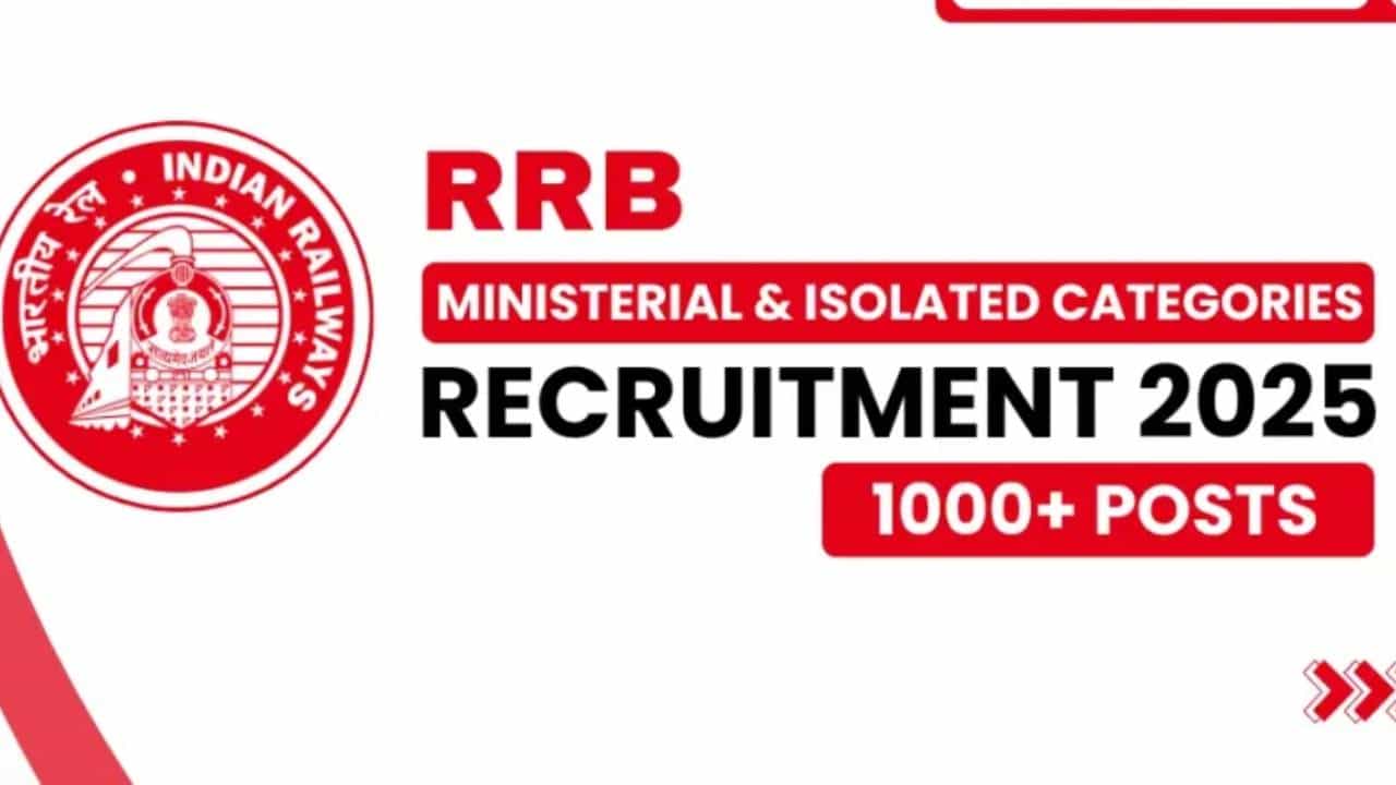 RRB Recruitment 2025: ರೈಲ್ವೇ ನೇಮಕಾತಿ; 1036 ಹುದ್ದೆಗಳು ಖಾಲಿ, ಈ ಕೂಡಲೇ ಅರ್ಜಿ ಸಲ್ಲಿಸಿ RRB Recruitment 2025: ರೈಲ್ವೇ ನೇಮಕಾತಿ; 1036 ಹುದ್ದೆಗಳು ಖಾಲಿ, ಈ ಕೂಡಲೇ ಅರ್ಜಿ ಸಲ್ಲಿಸಿ