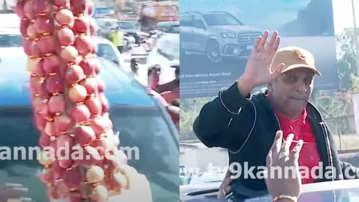 ಸೇಬಿನ ಹಾರ ಹಾಕಿ ಶಿವಣ್ಣನನ್ನು ಅದ್ಧೂರಿ ಸ್ವಾಗತಿಸಿದ ಅಭಿಮಾನಿಗಳು ಸೇಬಿನ ಹಾರ ಹಾಕಿ ಶಿವಣ್ಣನನ್ನು ಅದ್ಧೂರಿ ಸ್ವಾಗತಿಸಿದ ಅಭಿಮಾನಿಗಳು