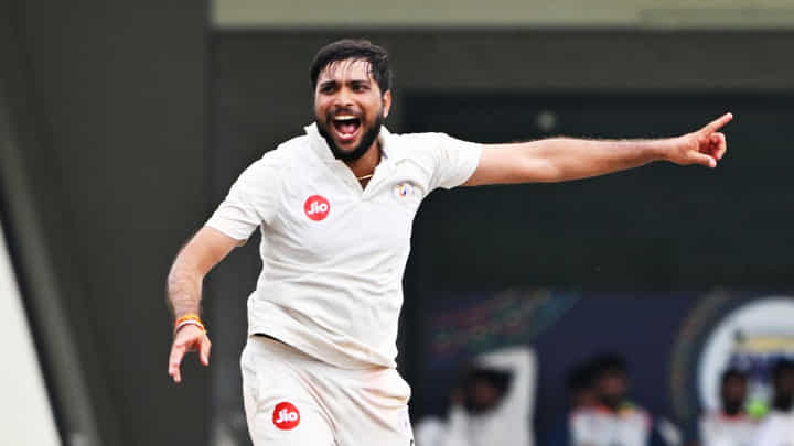 Ranji Trophy 2025: 9 ವಿಕೆಟ್ ಕಬಳಿಸಿ ದಾಖಲೆ ಬರೆದ ಸಿದ್ಧಾರ್ಥ್ ದೇಸಾಯಿ Ranji Trophy 2025: 9 ವಿಕೆಟ್ ಕಬಳಿಸಿ ದಾಖಲೆ ಬರೆದ ಸಿದ್ಧಾರ್ಥ್ ದೇಸಾಯಿ