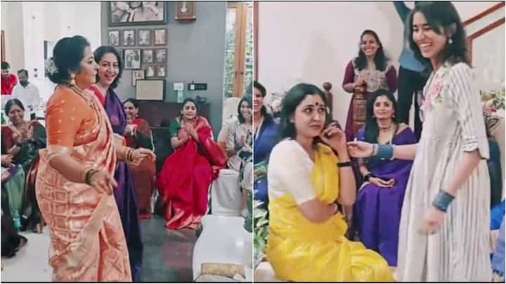 ತಾರೆಯರ ಕಲರವ; ಹೇಗಿದೆ ನೋಡಿ ತಾರಾ-ಸುಧಾರಾಣಿ ಡ್ಯಾನ್ಸ್ ತಾರೆಯರ ಕಲರವ; ಹೇಗಿದೆ ನೋಡಿ ತಾರಾ-ಸುಧಾರಾಣಿ ಡ್ಯಾನ್ಸ್