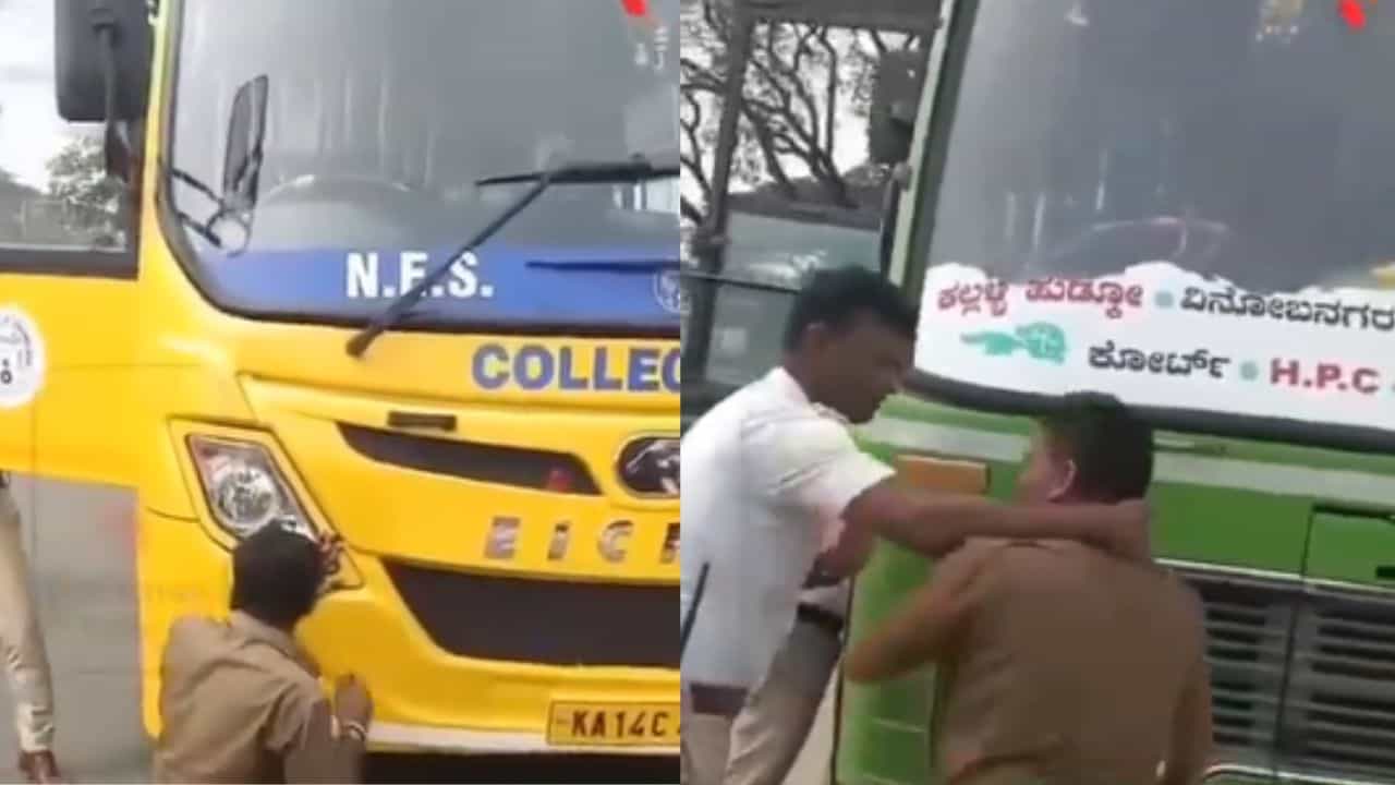 Viral: ಕರ್ಕಶ ಹಾರ್ನ್ ಹಾಕಿ ಕಿರಿಕಿರಿ ಮಾಡ್ತಿದ್ದ ವಾಹನ ಚಾಲಕರಿಗೆ ಶಿವಮೊಗ್ಗ ಟ್ರಾಫಿಕ್ ಪೊಲೀಸ್ ಕೊಟ್ಟ ಶಿಕ್ಷೆ ಎಂಥದ್ದು ನೋಡಿ… Viral: ಕರ್ಕಶ ಹಾರ್ನ್ ಹಾಕಿ ಕಿರಿಕಿರಿ ಮಾಡ್ತಿದ್ದ ವಾಹನ ಚಾಲಕರಿಗೆ ಶಿವಮೊಗ್ಗ ಟ್ರಾಫಿಕ್ ಪೊಲೀಸ್ ಕೊಟ್ಟ ಶಿಕ್ಷೆ ಎಂಥದ್ದು ನೋಡಿ…