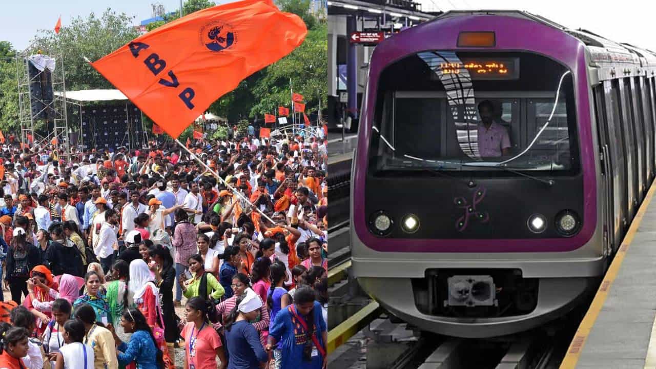 ಮೆಟ್ರೋ ಟಿಕೆಟ್​ ದರ ಏರಿಕೆ ವಿರುದ್ಧ ಪ್ರತಿಭಟನೆ: ಎಬಿವಿಪಿ ಕಾರ್ಯಕರ್ತರ ವಿರುದ್ಧ ಎಫ್​ಐಆರ್