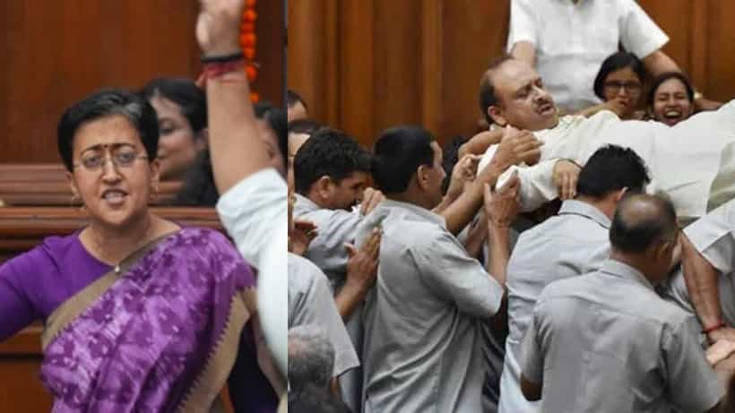 ಕರ್ಮ ರಿಟರ್ನ್ಸ್: ಅಂದು ವಿಜೇಂದ್ರ ಗುಪ್ತಾ, ಇಂದು ಅತಿಶಿ ಸದನದಿಂದ ಹೊರಕ್ಕೆ