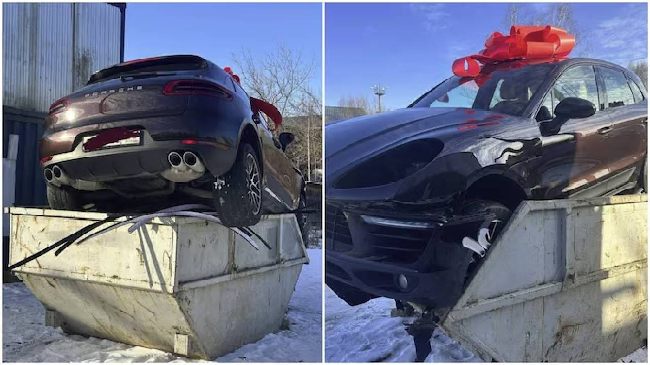 Viral: ಪ್ರೇಮಿಗಳ ದಿನದಂದು ಗಂಡ ಕೊಟ್ಟ ಪೋಷೆ ಕಾರು ಬೇಡ ಎಂದ ಪತ್ನಿ, ಕಾರಿನ ಗತಿ ಏನಾಯ್ತು ನೋಡಿ Viral: ಪ್ರೇಮಿಗಳ ದಿನದಂದು ಗಂಡ ಕೊಟ್ಟ ಪೋಷೆ ಕಾರು ಬೇಡ ಎಂದ ಪತ್ನಿ, ಕಾರಿನ ಗತಿ ಏನಾಯ್ತು ನೋಡಿ