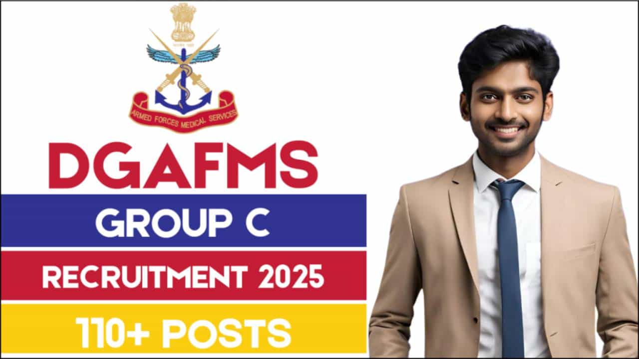 DGAFMS Recruitment 2025: 10th, ಪಿಯುಸಿ ಪಾಸಾಗಿ ಸರ್ಕಾರಿ ಕೆಲಸ ಹುಡುಕುತ್ತಿರುವವರಿಗೆ ಇಲ್ಲಿದೆ ಸುವರ್ಣಾವಕಾಶ; ಶೀಘ್ರದಲ್ಲೇ ಅರ್ಜಿ ಸಲ್ಲಿಸಿ DGAFMS Recruitment 2025: 10th, ಪಿಯುಸಿ ಪಾಸಾಗಿ ಸರ್ಕಾರಿ ಕೆಲಸ ಹುಡುಕುತ್ತಿರುವವರಿಗೆ ಇಲ್ಲಿದೆ ಸುವರ್ಣಾವಕಾಶ; ಶೀಘ್ರದಲ್ಲೇ ಅರ್ಜಿ ಸಲ್ಲಿಸಿ