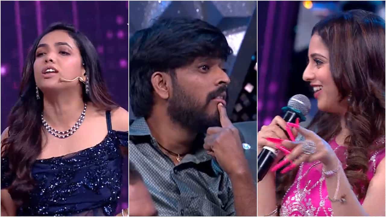 ವೇದಿಕೆ ಮೇಲೆ ಹನುಮಂತನ ಕೆಣಕಲು ಬಂದ ನಿವೇದಿತಾ, ಅನುಪಮಾ ಗಪ್ ಚುಪ್