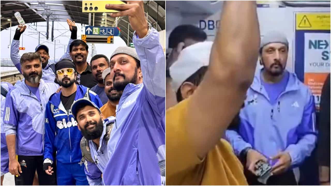 ಮ್ಯಾಚ್ ಮುಗಿಸಿ ಮೆಟ್ರೋದಲ್ಲಿ ಬಂದ ಕಿಚ್ಚ ಸುದೀಪ್ ಆ್ಯಂಡ್ ಟೀಂ; ಇಲ್ಲಿದೆ ವಿಡಿಯೋ