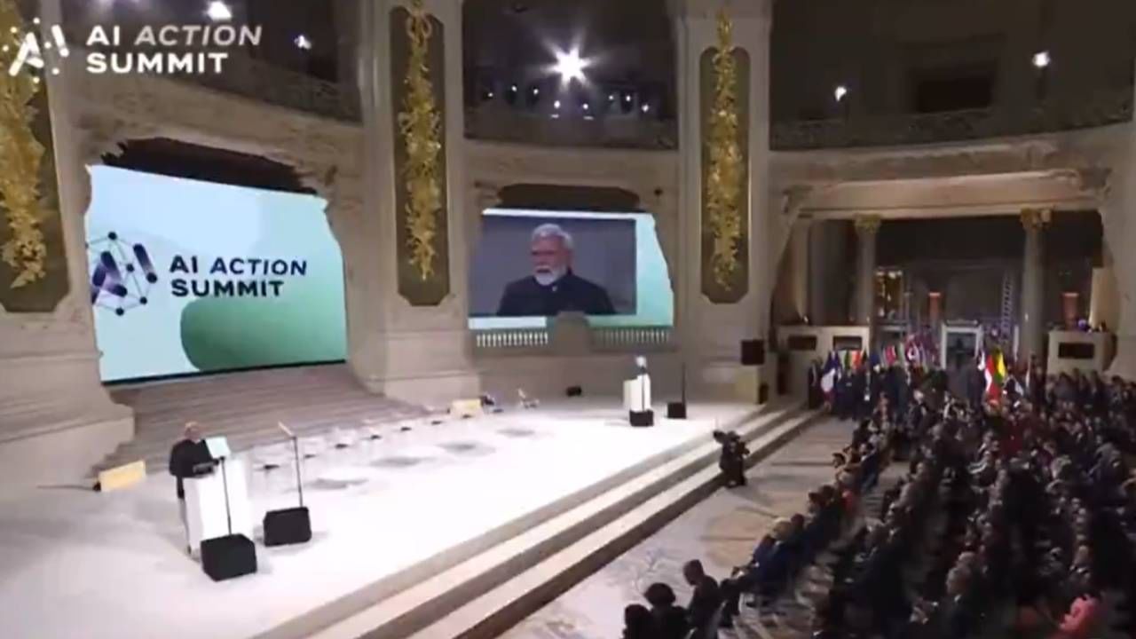 Narendra Modi: ಎಐನಿಂದ ಎಡಗೈನಲ್ಲಿ ಬರೆಯೋ ಚಿತ್ರ ಬಿಡಿಸೋಕಾಗಲ್ವ? ಎಐ ಸಮಿಟ್​ನಲ್ಲಿ ಮೋದಿ ಅಚ್ಚರಿ ಹೇಳಿಕೆ
