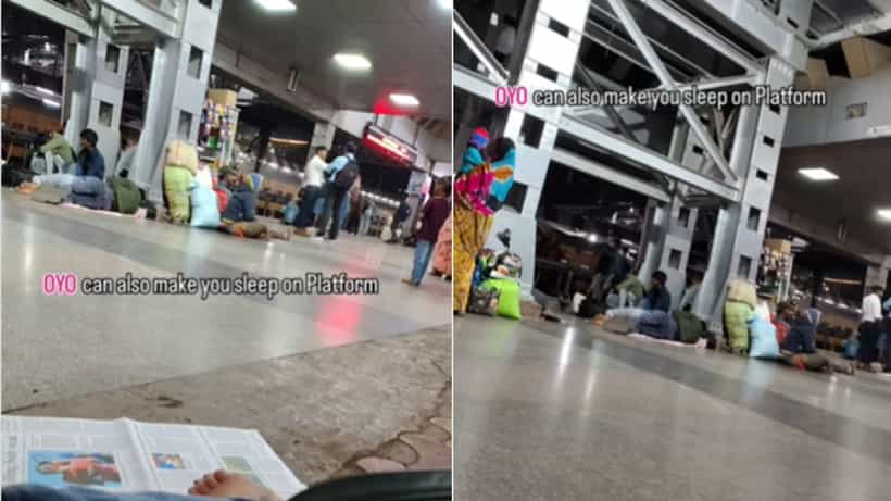 ರೂಮ್ ಬುಕ್ ಮಾಡಿ ಕೊನೆಗೆ ರೈಲ್ವೆ ಸ್ಟೇಷನ್ನಲ್ಲಿ ಮಲಗಬೇಕಾಯಿತು; ಓಯೋದಲ್ಲಾದ ಕಹಿ ಅನುಭವ ಹಂಚಿಕೊಂಡ ಮಹಿಳೆ