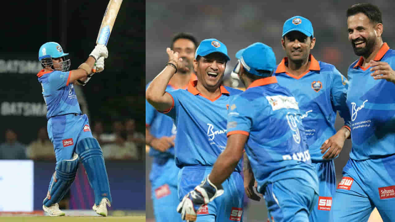 ಸಚಿನ್- ಗುರುಕೀರತ್ ಸ್ಫೋಟಕ ಬ್ಯಾಟಿಂಗ್; ಇಂಗ್ಲೆಂಡ್ ವಿರುದ್ಧ ಗೆದ್ದ ಇಂಡಿಯಾ ಮಾಸ್ಟರ್ಸ್