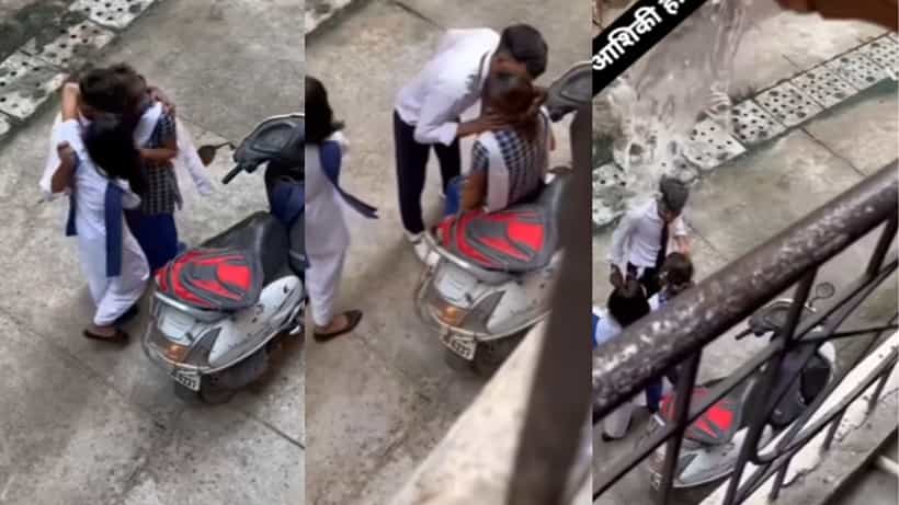 Viral: ಏಯ್ ಇಲ್ಲೇನ್ ಮಾಡ್ತಿದ್ದೀರಾ; ರಸ್ತೆ ಬದಿ ರೊಮ್ಯಾನ್ಸ್ ಮಾಡ್ತಿದ್ದ ಹುಡುಗ-ಹುಡುಗಿಯ ಮೇಲೆ ನೀರೆರಚಿದ ವ್ಯಕ್ತಿ