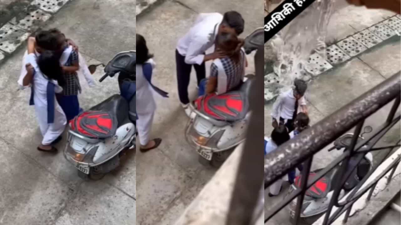 Viral: ಏಯ್ ಇಲ್ಲೇನ್ ಮಾಡ್ತಿದ್ದೀರಾ; ರಸ್ತೆ ಬದಿ ರೊಮ್ಯಾನ್ಸ್ ಮಾಡ್ತಿದ್ದ ಹುಡುಗ-ಹುಡುಗಿಯ ಮೇಲೆ ನೀರೆರಚಿದ ವ್ಯಕ್ತಿ Viral: ಏಯ್ ಇಲ್ಲೇನ್ ಮಾಡ್ತಿದ್ದೀರಾ; ರಸ್ತೆ ಬದಿ ರೊಮ್ಯಾನ್ಸ್ ಮಾಡ್ತಿದ್ದ ಹುಡುಗ-ಹುಡುಗಿಯ ಮೇಲೆ ನೀರೆರಚಿದ ವ್ಯಕ್ತಿ
