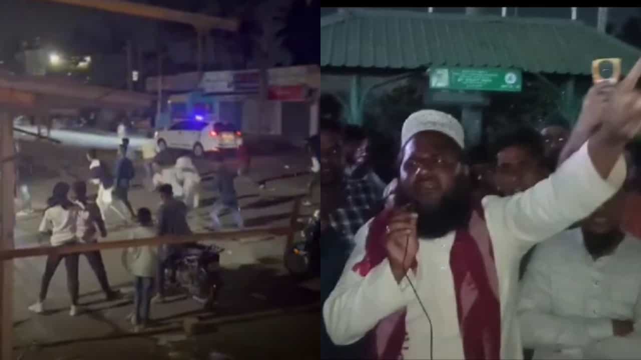 ಮೈಸೂರು: ಉದಯಗಿರಿ ಠಾಣೆ ಮೇಲೆ ಕಲ್ಲು ತೂರಾಟ, ಗಲಭೆಗೆ ಪ್ರಚೋದನೆ ನೀಡಿದ ಮೌಲ್ವಿ ಮುಫ್ತಿ ಮುಸ್ತಾಕ್ ಬಂಧನ ಮೈಸೂರು: ಉದಯಗಿರಿ ಠಾಣೆ ಮೇಲೆ ಕಲ್ಲು ತೂರಾಟ, ಗಲಭೆಗೆ ಪ್ರಚೋದನೆ ನೀಡಿದ ಮೌಲ್ವಿ ಮುಫ್ತಿ ಮುಸ್ತಾಕ್ ಬಂಧನ