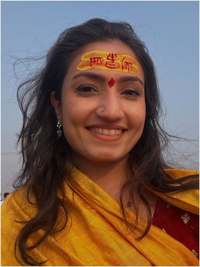 ಕುಂಭಮೇಳದಲ್ಲಿ ಪವಿತ್ರ ಸ್ನಾನ ಮಾಡಿದ ವೈಷ್ಣವಿ ಗೌಡ
