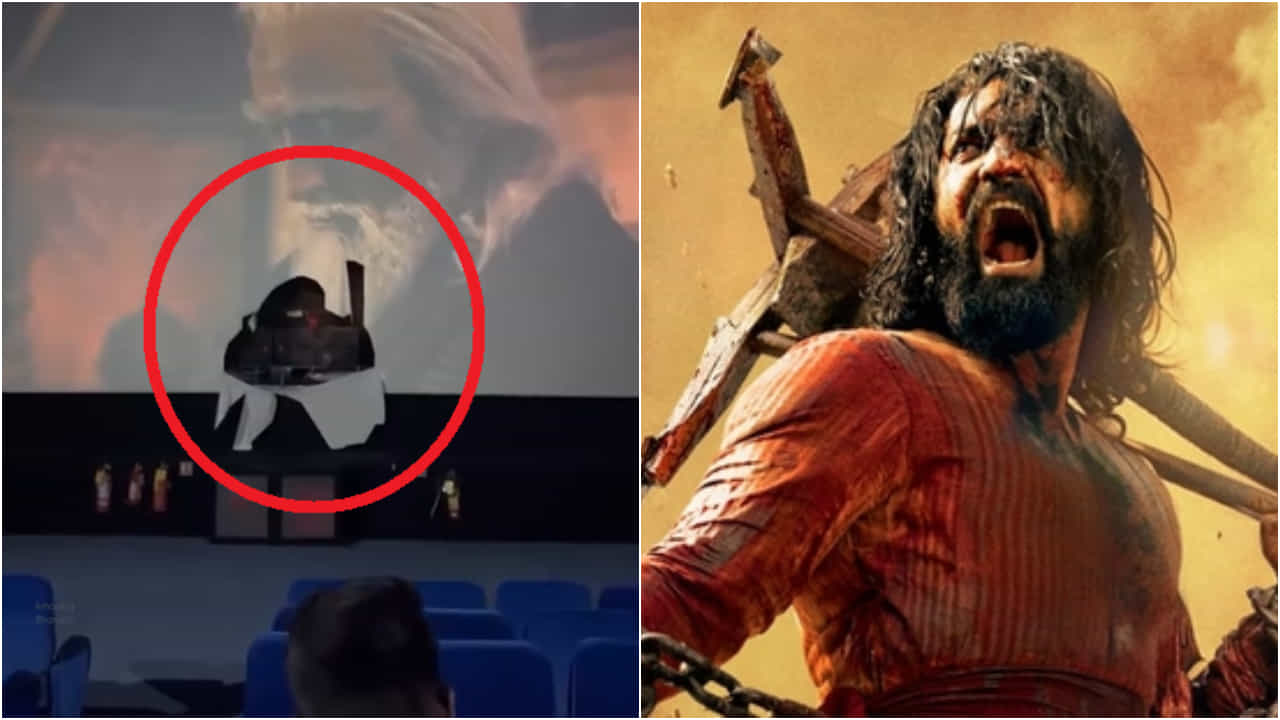 ‘ಛಾವ’ ಸಿನಿಮಾ ಪ್ರದರ್ಶನದ ವೇಳೆ ಚಿತ್ರಮಂದಿರದ ಪರದೆ ಹರಿದು ಹಾಕಿದ ಕುಡುಕ
