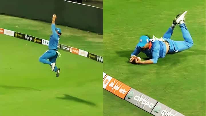 43ನೇ ವಯಸ್ಸಿನಲ್ಲೂ ಅದ್ಭುತ ಫ್ಲೈಯಿಂಗ್ ಕ್ಯಾಚ್ ಹಿಡಿದು ಎಲ್ಲರನ್ನು ನಿಬ್ಬೆರಗಾಗಿಸಿದ ಯುವರಾಜ್ ಸಿಂಗ್ 43ನೇ ವಯಸ್ಸಿನಲ್ಲೂ ಅದ್ಭುತ ಫ್ಲೈಯಿಂಗ್ ಕ್ಯಾಚ್ ಹಿಡಿದು ಎಲ್ಲರನ್ನು ನಿಬ್ಬೆರಗಾಗಿಸಿದ ಯುವರಾಜ್ ಸಿಂಗ್