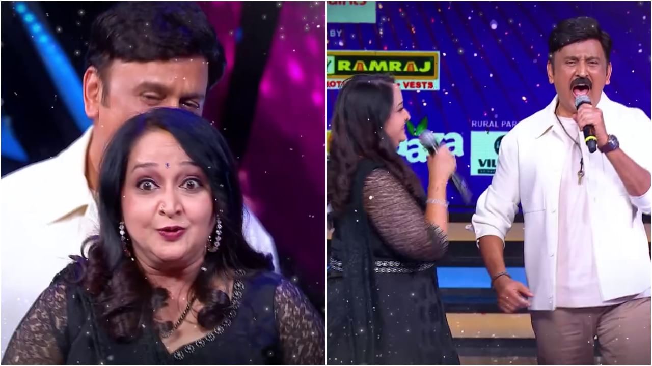 ಸರಿಗಮಪ ವೇದಿಕೆ ಮೇಲೆ ಒಂದಾದ ‘ಅಮೆರಿಕ ಅಮೆರಿಕ’ ಚಿತ್ರದ ಸೂರ್ಯ-ಭೂಮಿ