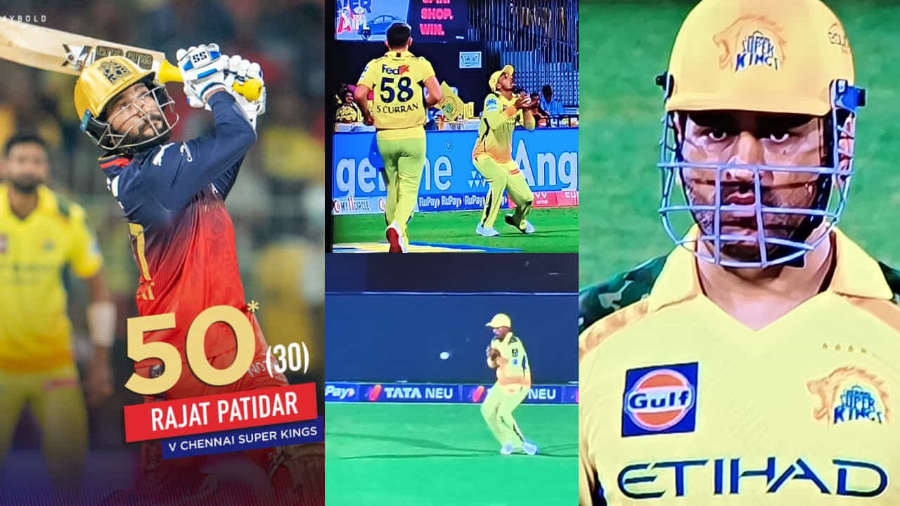 IPL 2025: 3 ಕ್ಯಾಚ್ ಕೈಚೆಲ್ಲಿದ ಸಿಎಸ್​ಕೆ; ಸ್ಫೋಟಕ ಅರ್ಧಶತಕ ಚಚ್ಚಿದ ರಜತ್ ಪಾಟಿದರ್